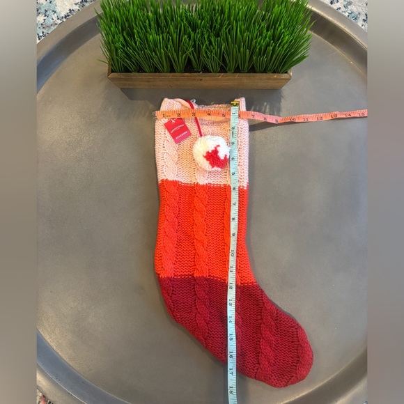 Wondershop Colorful Pink Knit Christmas Stocking NEW - Picture 3 of 3